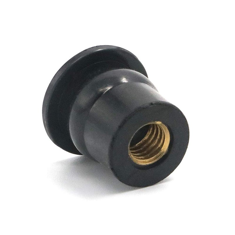 Alpha Rider 10PCS Rubber Well Nut for Windscreen & Fairing Universal M6 6mm1/2" Wellnuts For Universal Motorcycle - Image 4